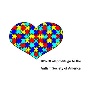 10% Of All Profits Go to The Autism Society
